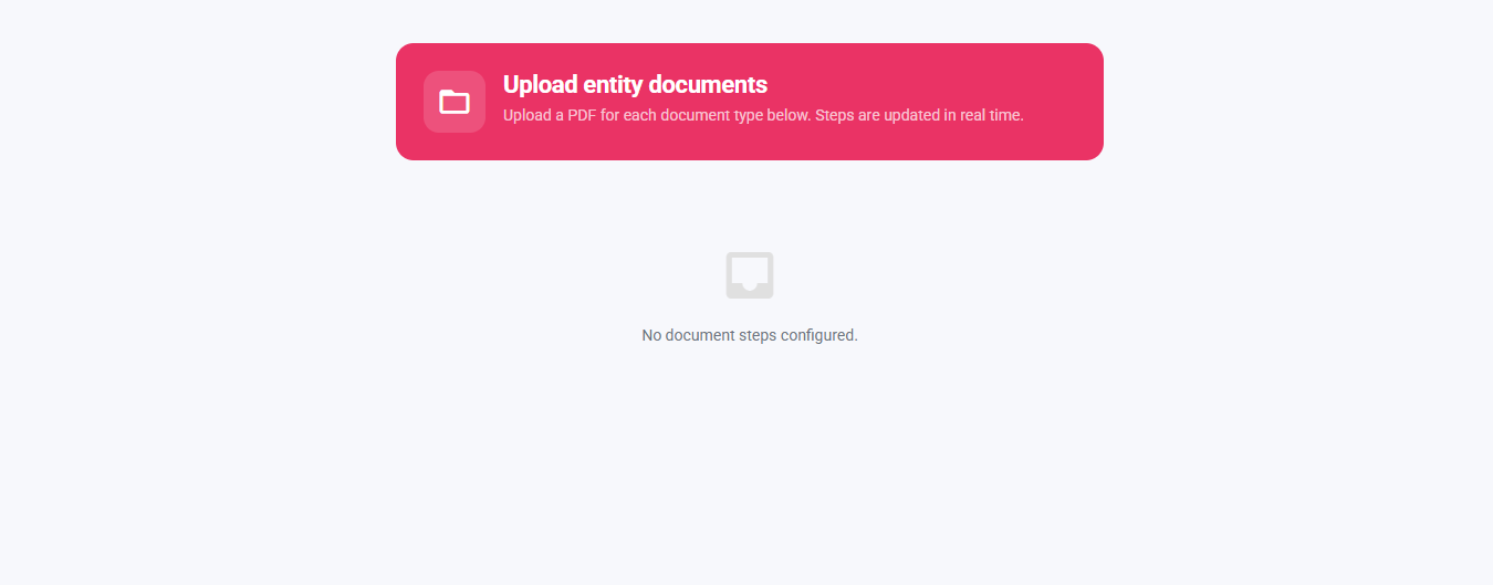Entity bootstrap page