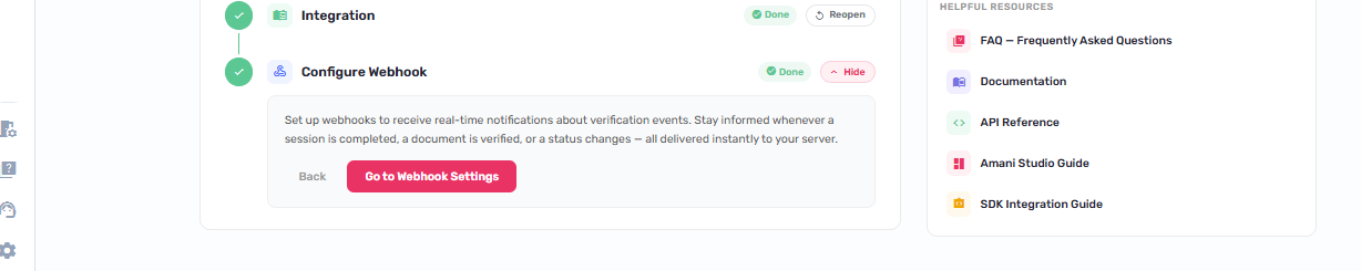 Step 4 configure webhook action