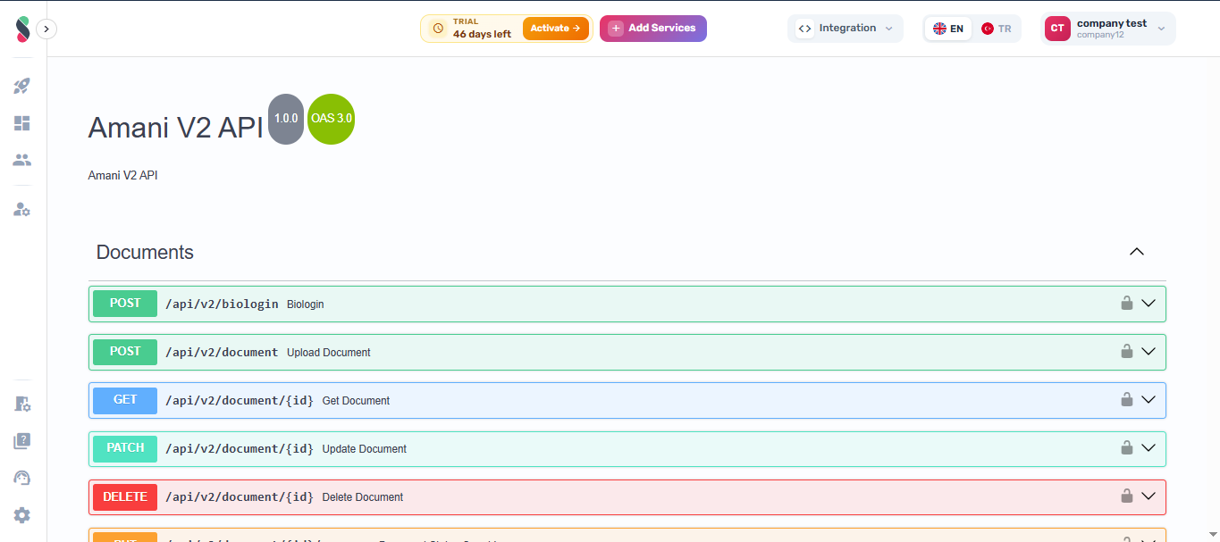 Embedded Swagger UI overview