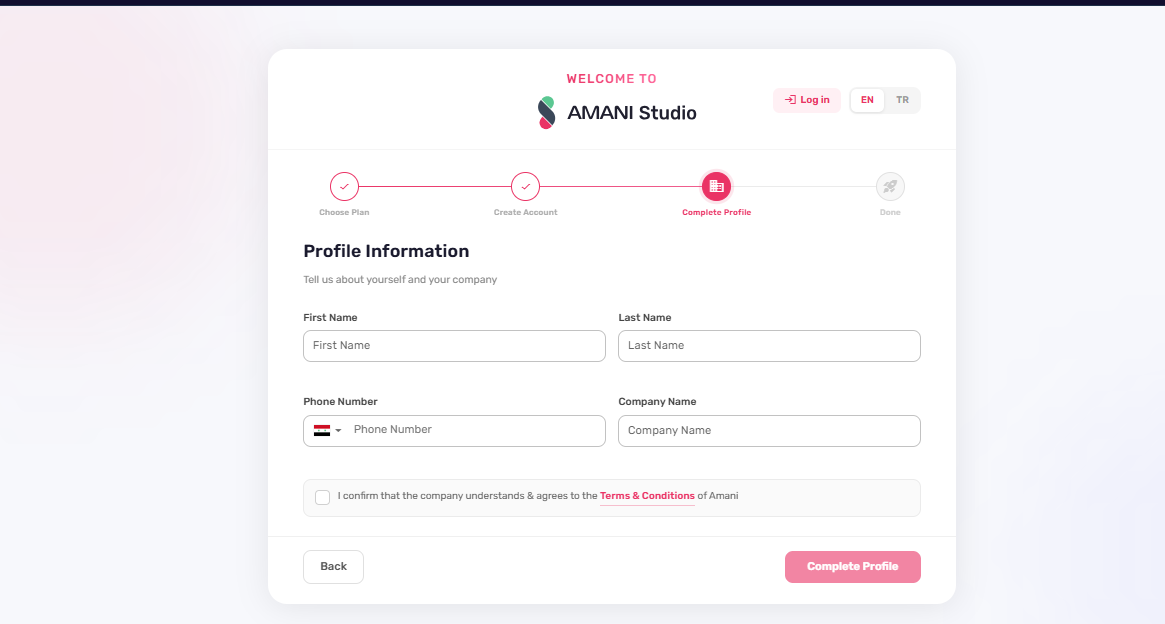 Complete profile